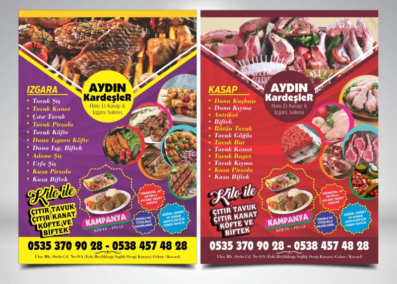 A5 Boyutunda Broşür