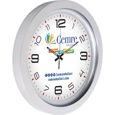 V30-741-G METALİZE DUVAR SAATİ